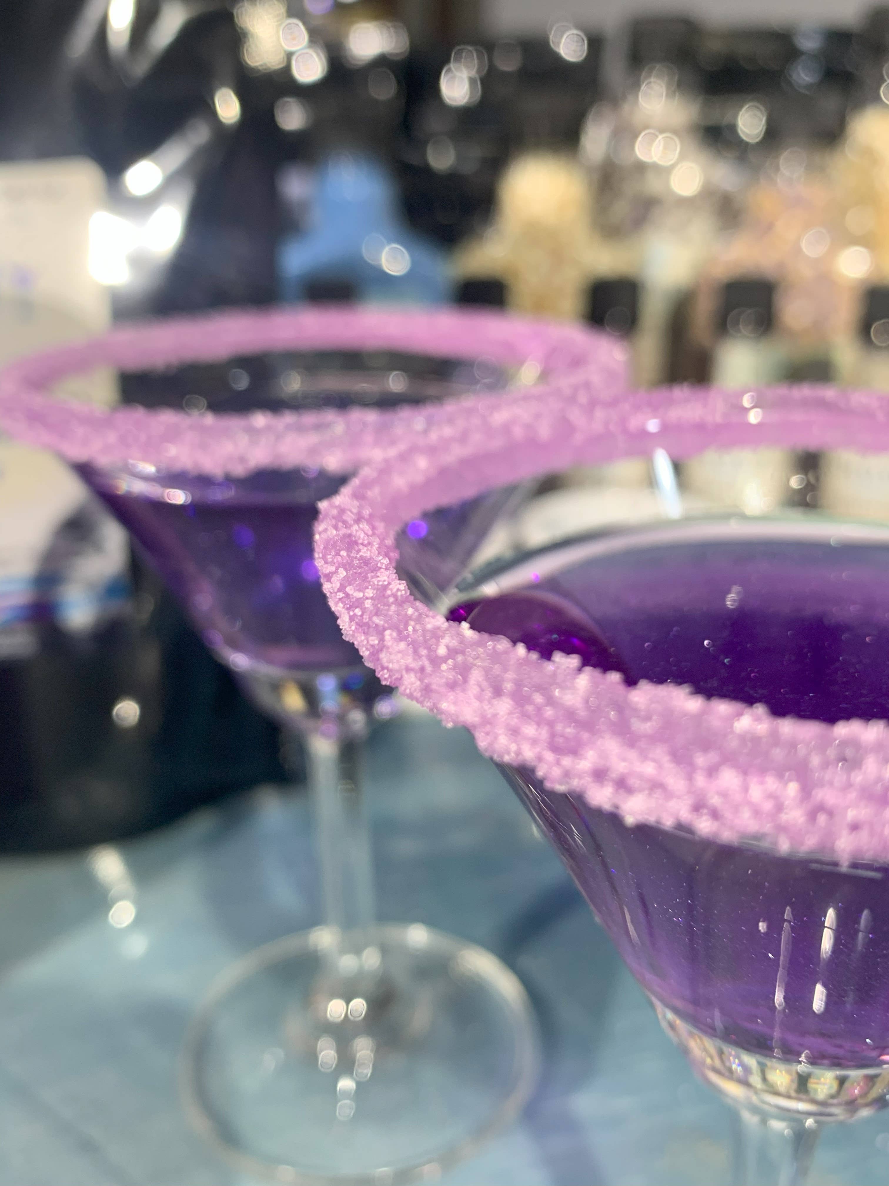 Ultimate Baker - Wholesale Sugar/Sweetener - Snowy River Lavender Cocktail Rimming Sugar (1x3oz Tin) 2