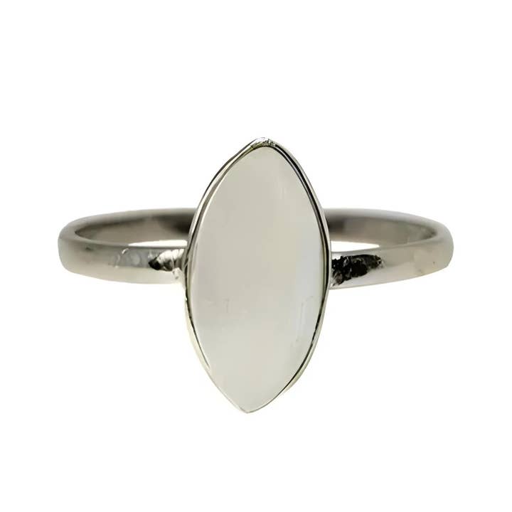 Amberman - Wholesale Cocktail/Statement Ring - Moonstone Sterling Silver Ring