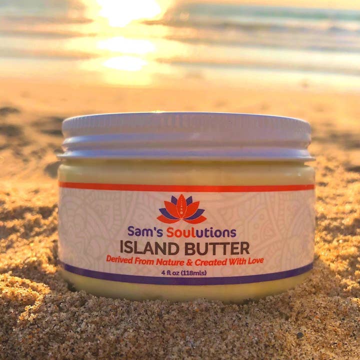 Island Butter for wholesale by Sam's Soulutions Plant-Based Beauty