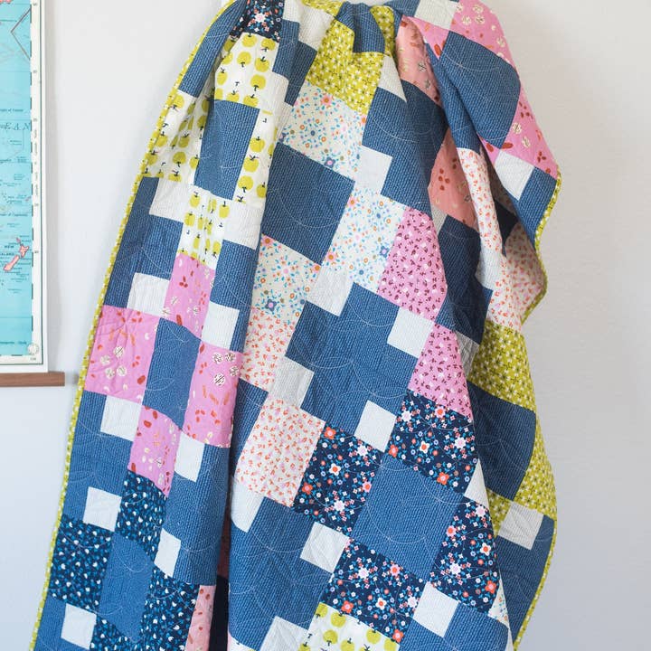 Quilty Love – wholesale Surface pattern design – Hopscotch II PAPER Quilt Pattern