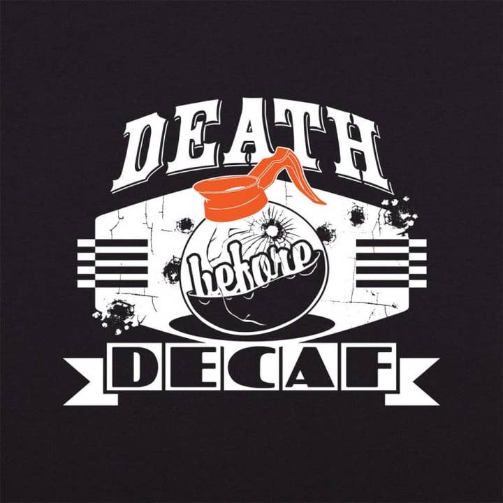 Débardeur Death Before Decaf pour homme pour la vente par 6DS