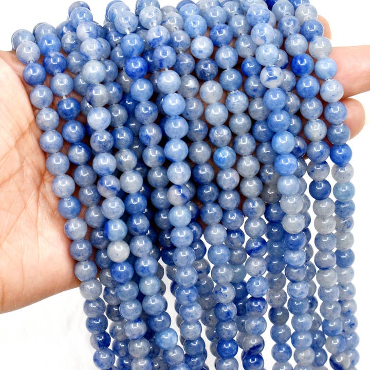 Crystal Jewelry Beads | Blue Aventurine | Gemstone Beads for wholesale by Soothing Crystals