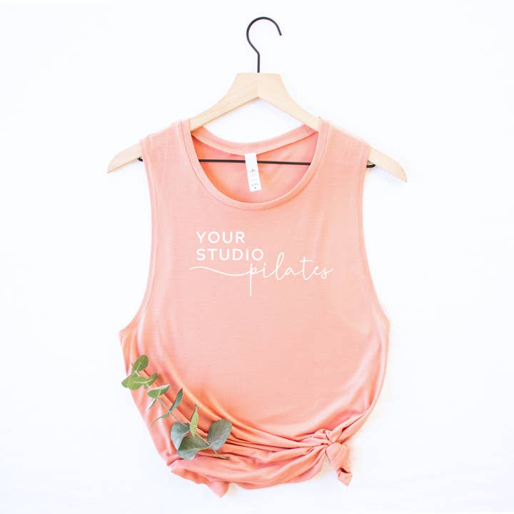Faith & Life Christian Brands - Wholesale Tank Top - Women's - Custom Tank Top - Pilates Studio - Logo - Barre - Cycle