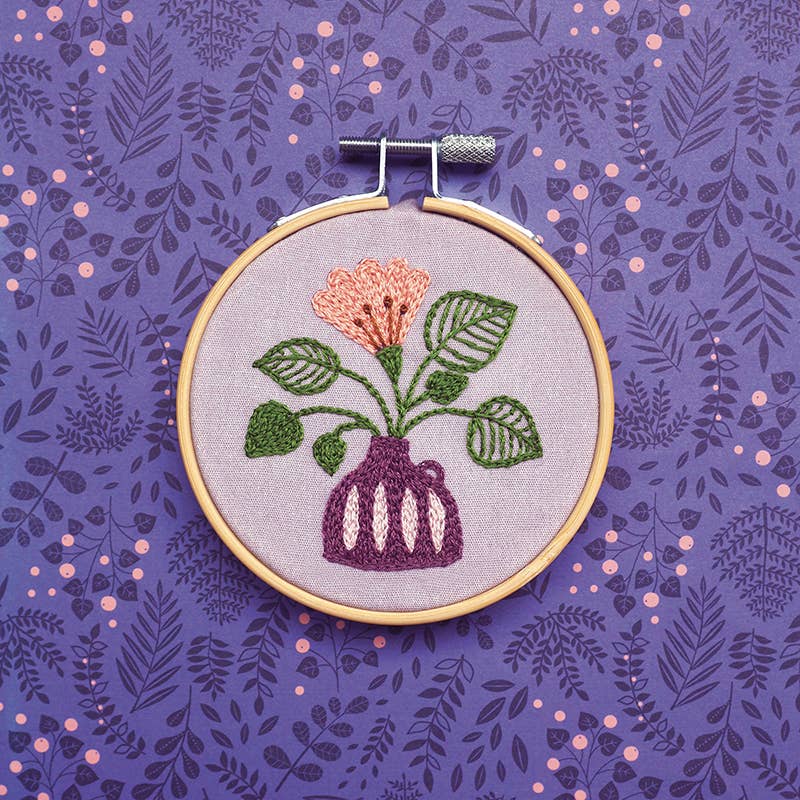 mini labo - Wholesale Embroidery/Cross Stitch Supplies - Vase pattern embroidery kit
