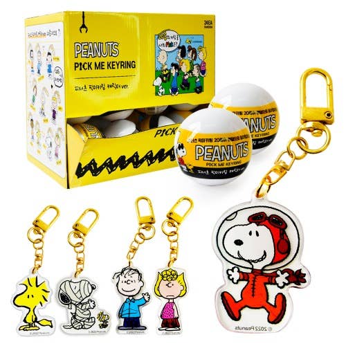 K_Wonderland - Vendita all'ingrosso Portachiavi - Unisex - Portachiavi Random Peanuts Snoopy & Friends, ciondolo da borsa
