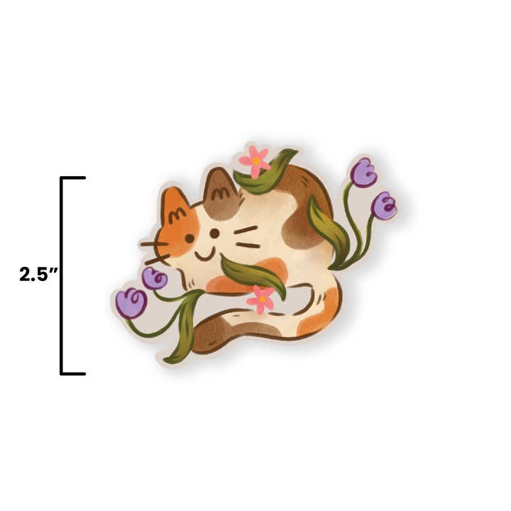 The Stray Shop - Wholesale Sticker - Calico Tulips Sticker2