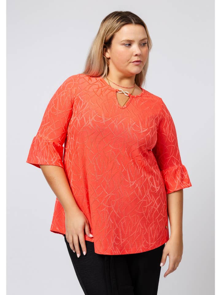 241283 - Plus Size Vårsommarkollektion Stickad Tunika för wholesale av Teresa Cardoso Oliveira