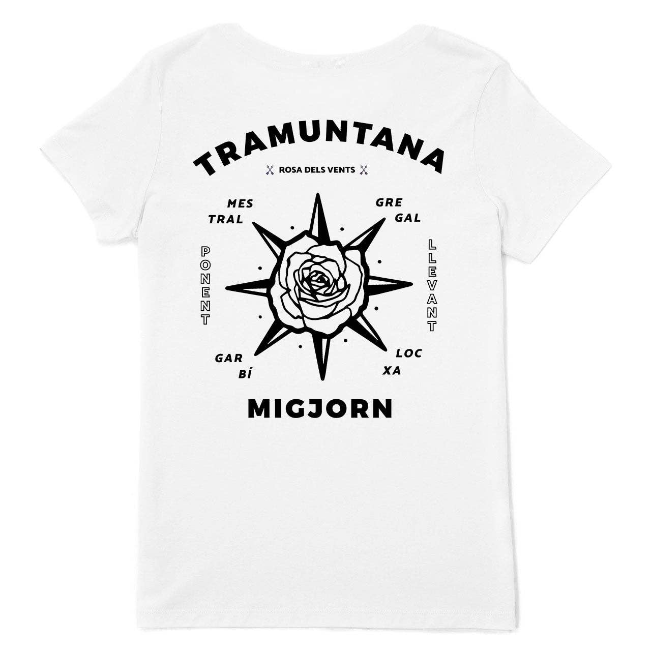 Pit i Collons – T-shirt estampada - Unissexo por atacado – Rosa dels Vents - Tramuntana6
