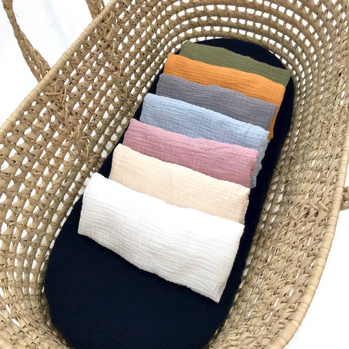 Wendy Anne - Wholesale Fitted Sheet - Kids & Baby - Double Gauze Organic Cotton Fitted Sheets