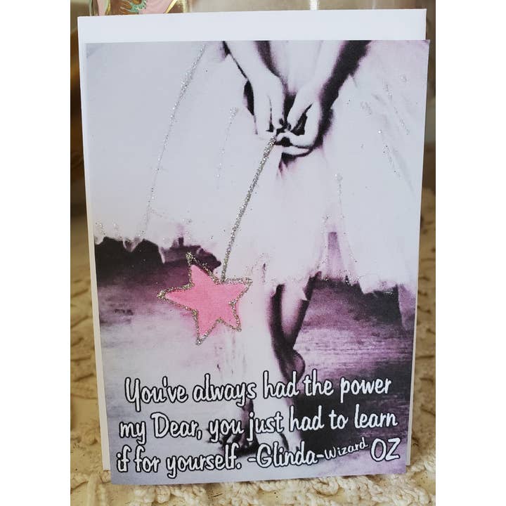 Little Heart Designs - Wholesale Everyday Greeting Card - You've Always Had The Power Wizard Of Oz Mini Greeting Card
