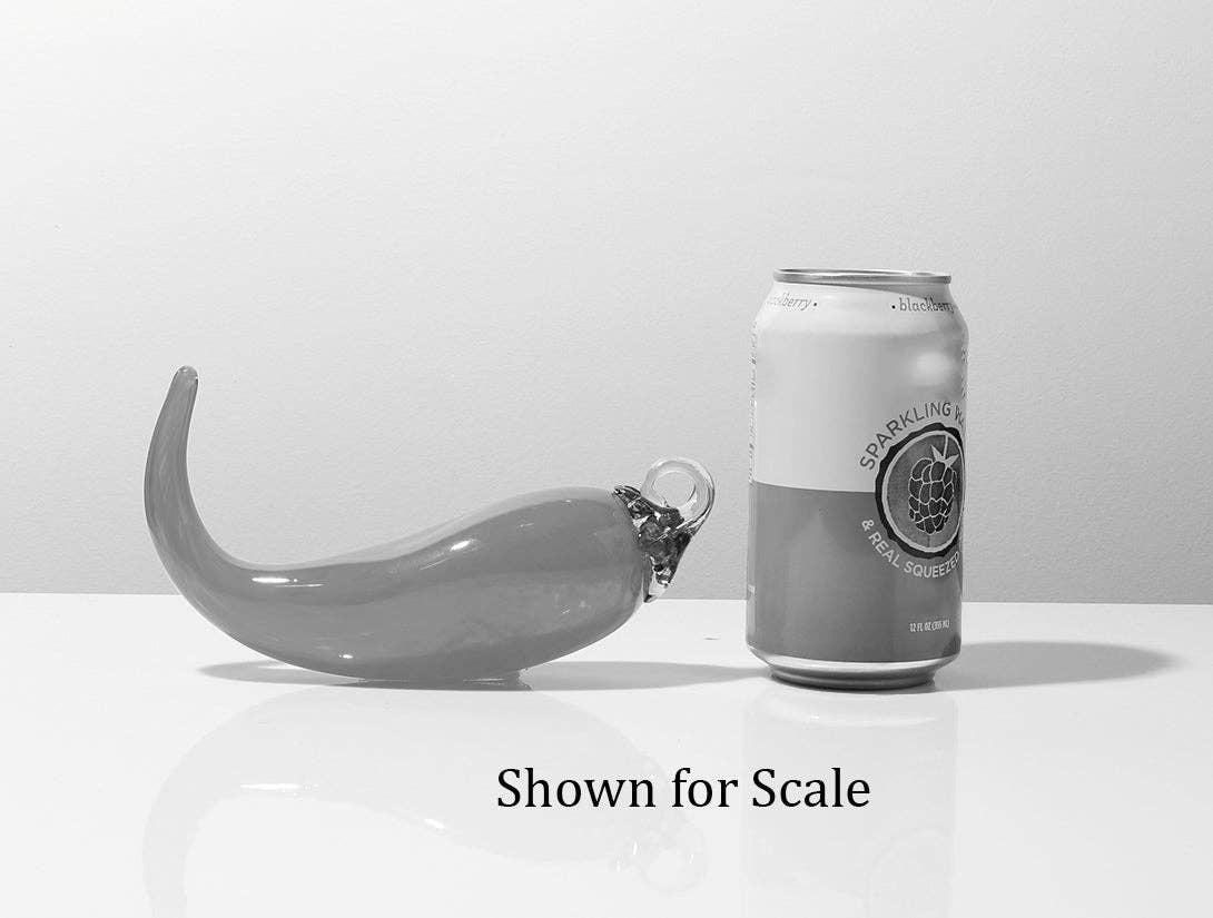 Clink Glassworks – wholesale Ornament – Chili Pepper - Red3