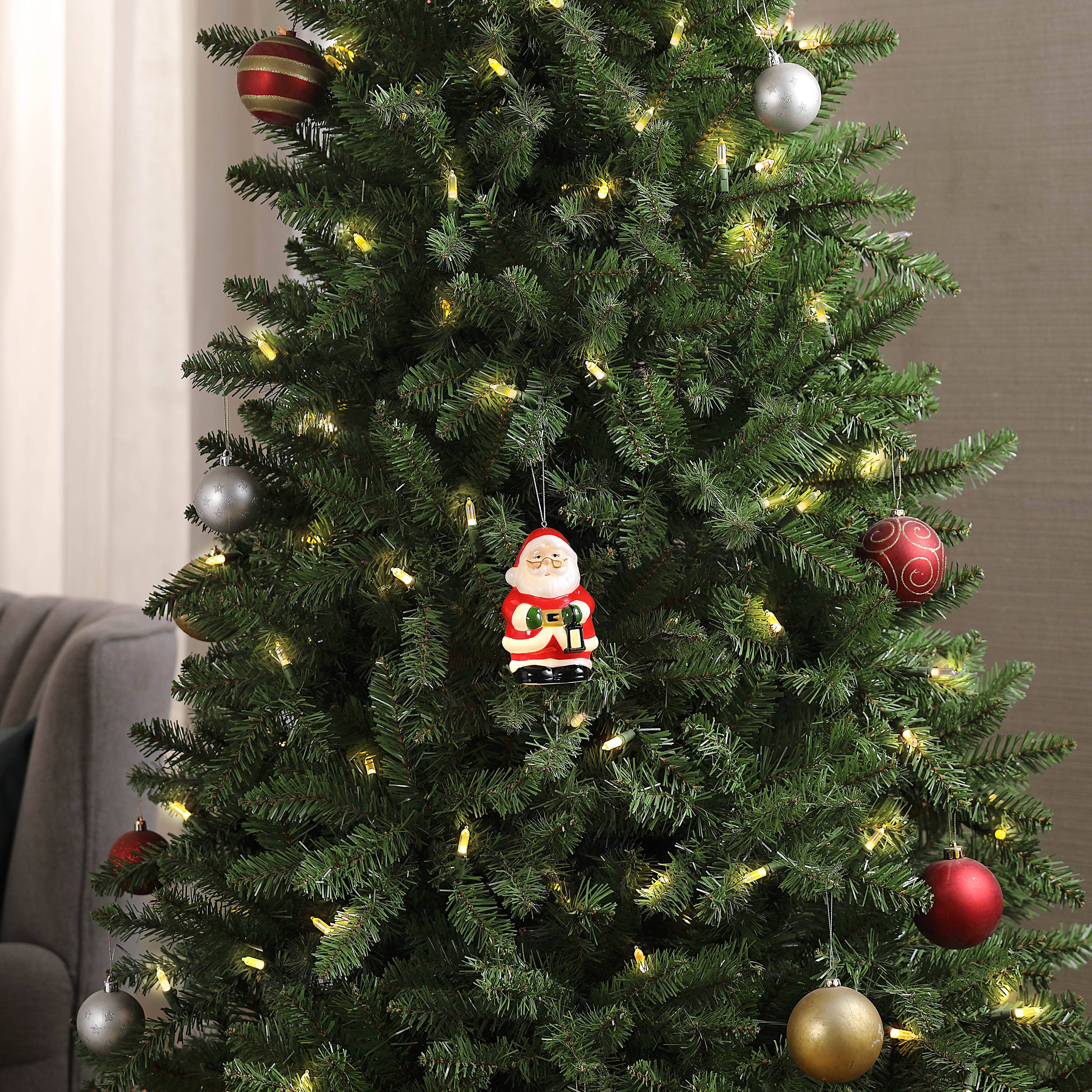 Mr. Christmas - Wholesale Ornament - Miniature Blow Mold Ornament - Santa1