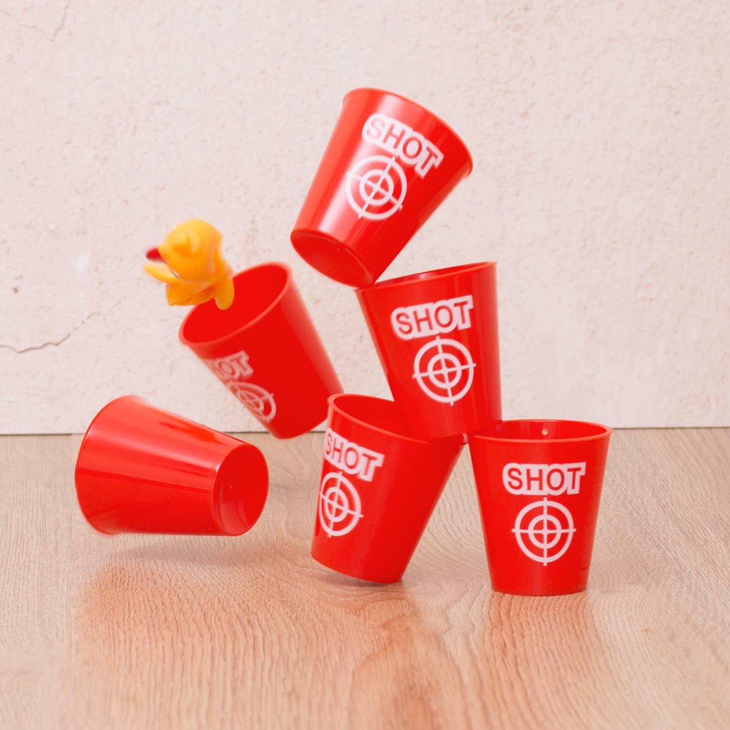 Mad Monkey GmbH - Vendita all'ingrosso Giochi da tavolo - Gioco da tavolo Flickin' Chicken per scrivania1