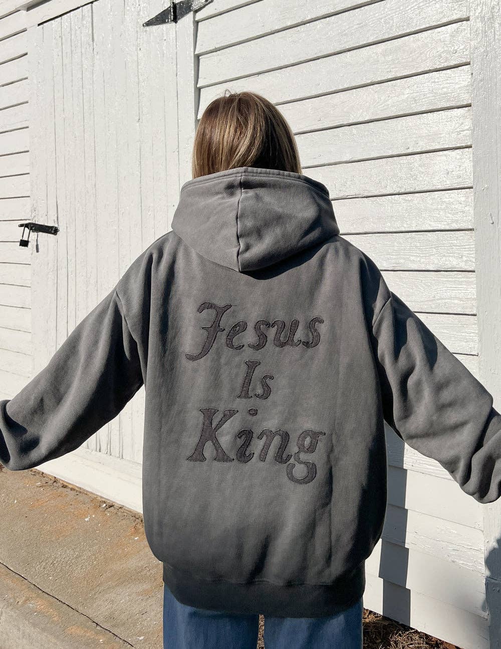 Elevated Faith - Wholesale Hoodie - Women's - Not Sorry Jesus Is King Unisex Hoodie5