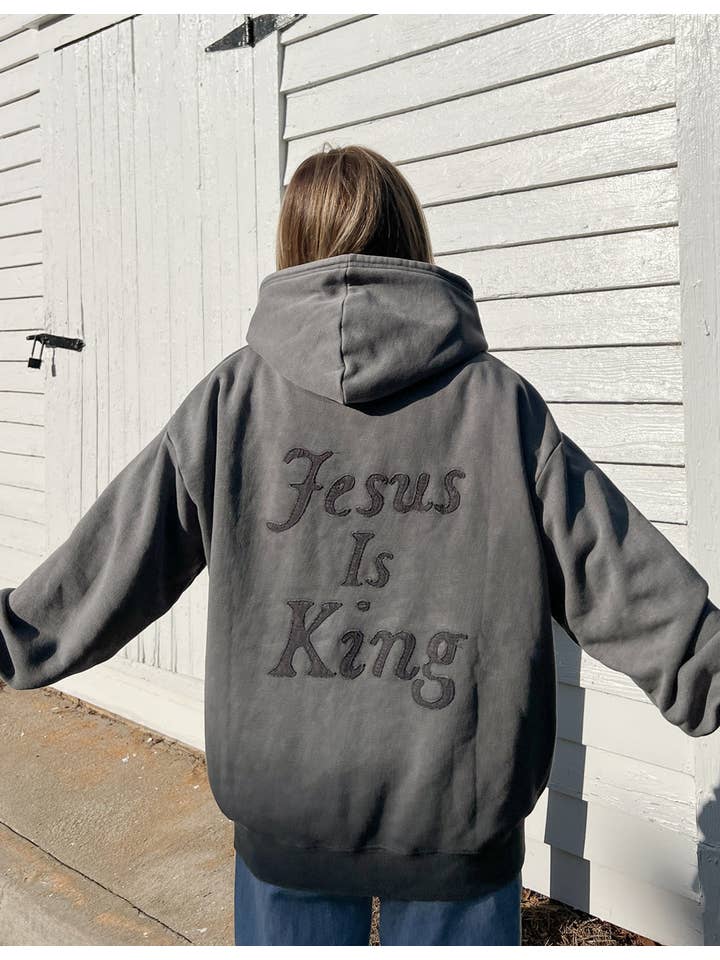 Elevated Faith - Wholesale Hoodie - Women's - Not Sorry Jesus Is King Unisex Hoodie5