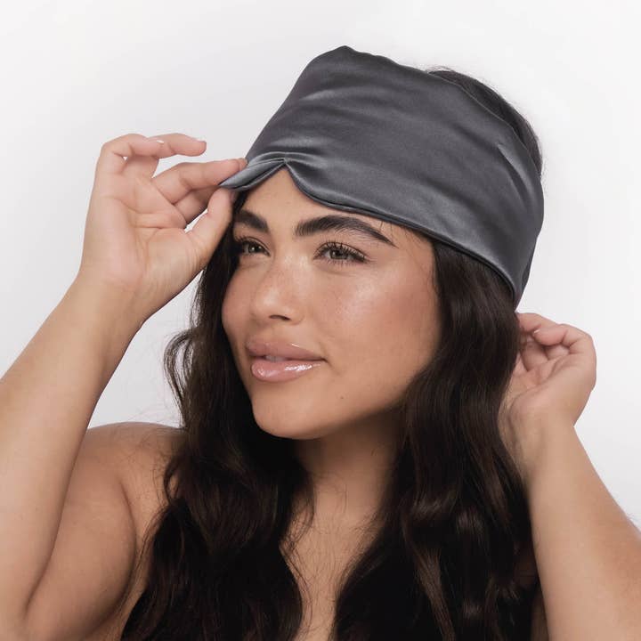 KITSCH - Wholesale Sleep/Eye Mask - The Pillow Eye Mask - Charcoal