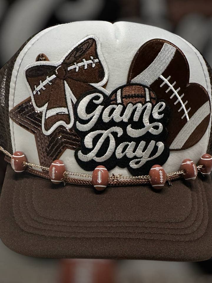Gamday Football Trucker Ballcap for wholesale by Keep it Gypsy
