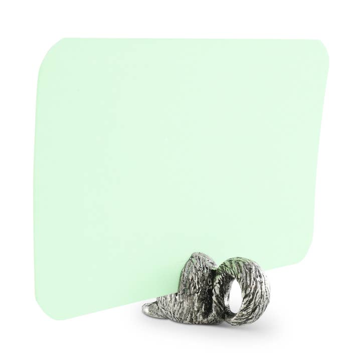 Vagabond House - Wholesale Place Card / Place Holder - Pewter Squirrel Place Card Holder