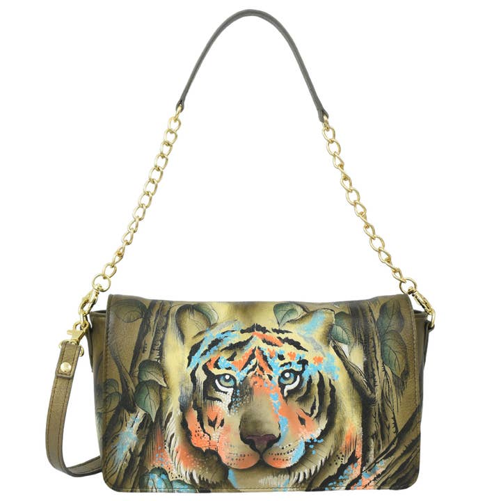 Anuschka | Vanya Lara (USA) - Wholesale Crossbody Bag - Women's - Flap Crossbody With Shoulder Strap - 7611