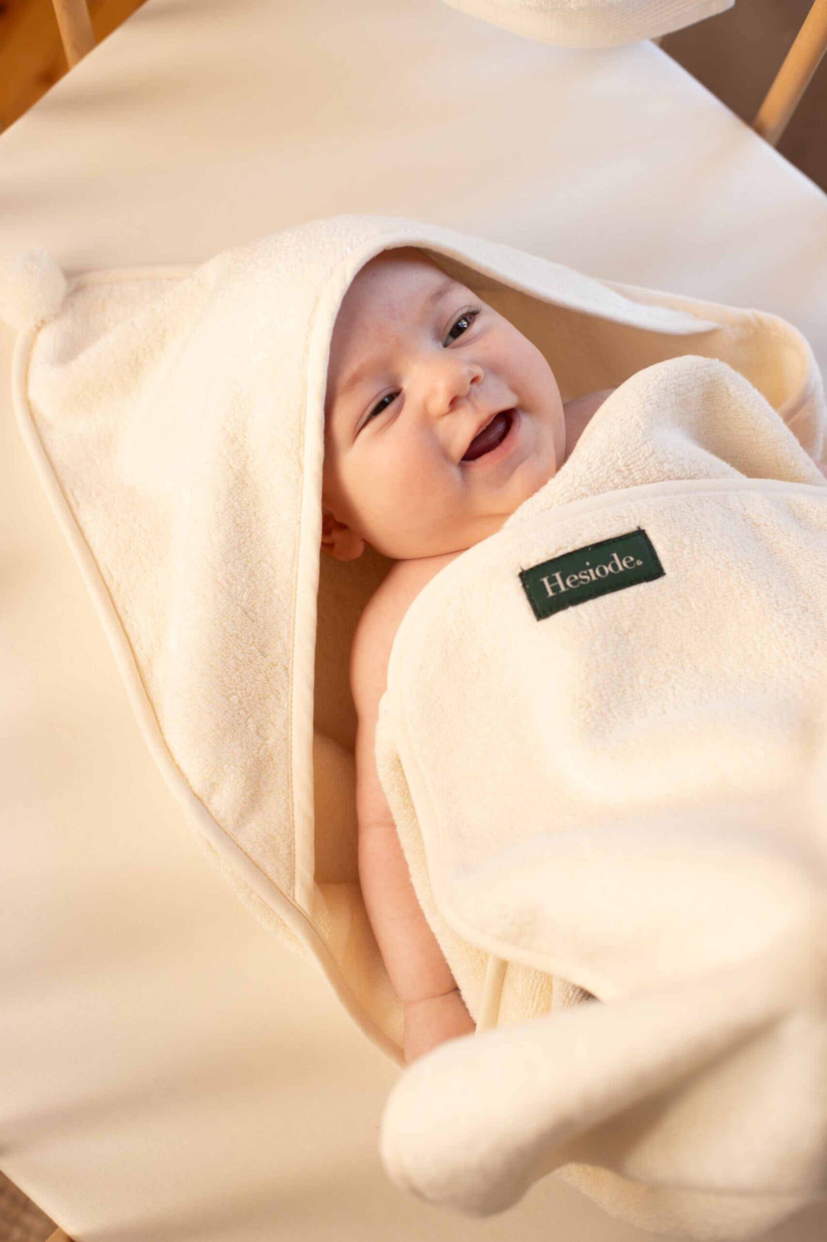 Natural cotton Organic bath cape - Baby for wholesale on Faire