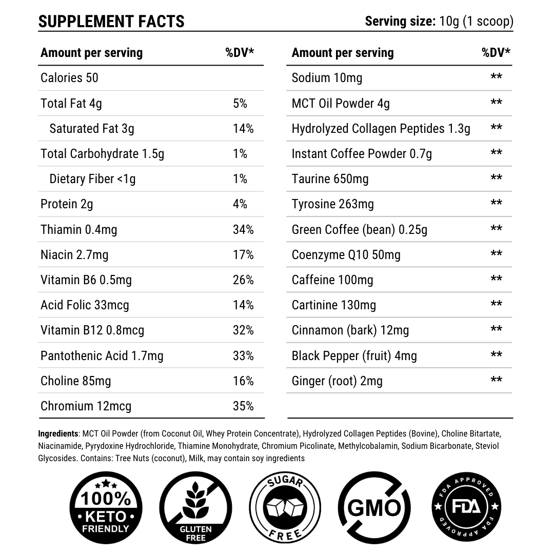 Caffeine Army LLC - Vente Cafés/expressos instantanés - Café Smart Energy, format économique (38 portions)12