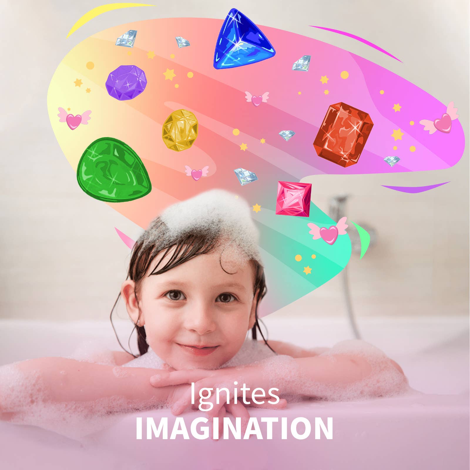 DAISY ENCENS - Vendita all'ingrosso Bombe/polveri da bagno - Collezione di bombe da bagno Shine Like A Diamond Surprise8