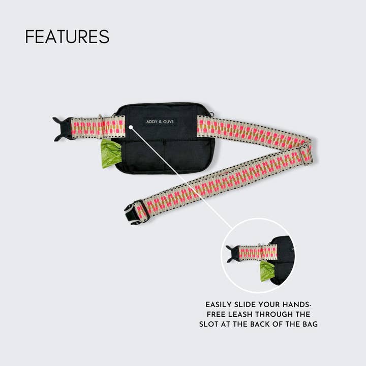 Addy & Olive - Wholesale Pet Treat Bag - Dog - Hands-Free Leash Treat Bag Attachment