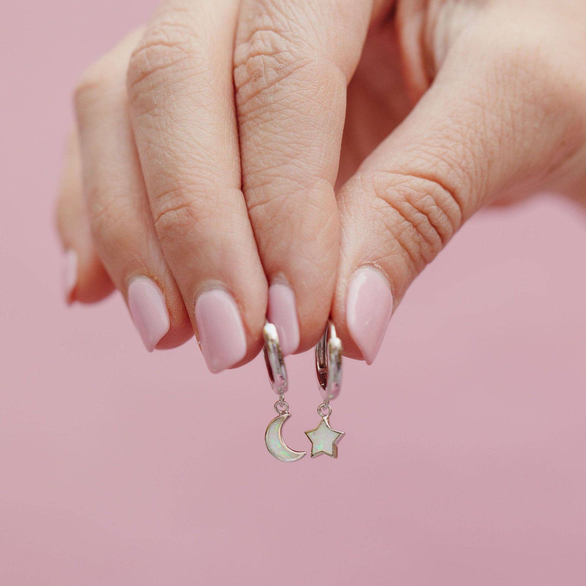 Chloe + Lois - Wholesale Huggie Earrings - Starry Night Huggie Hoops5