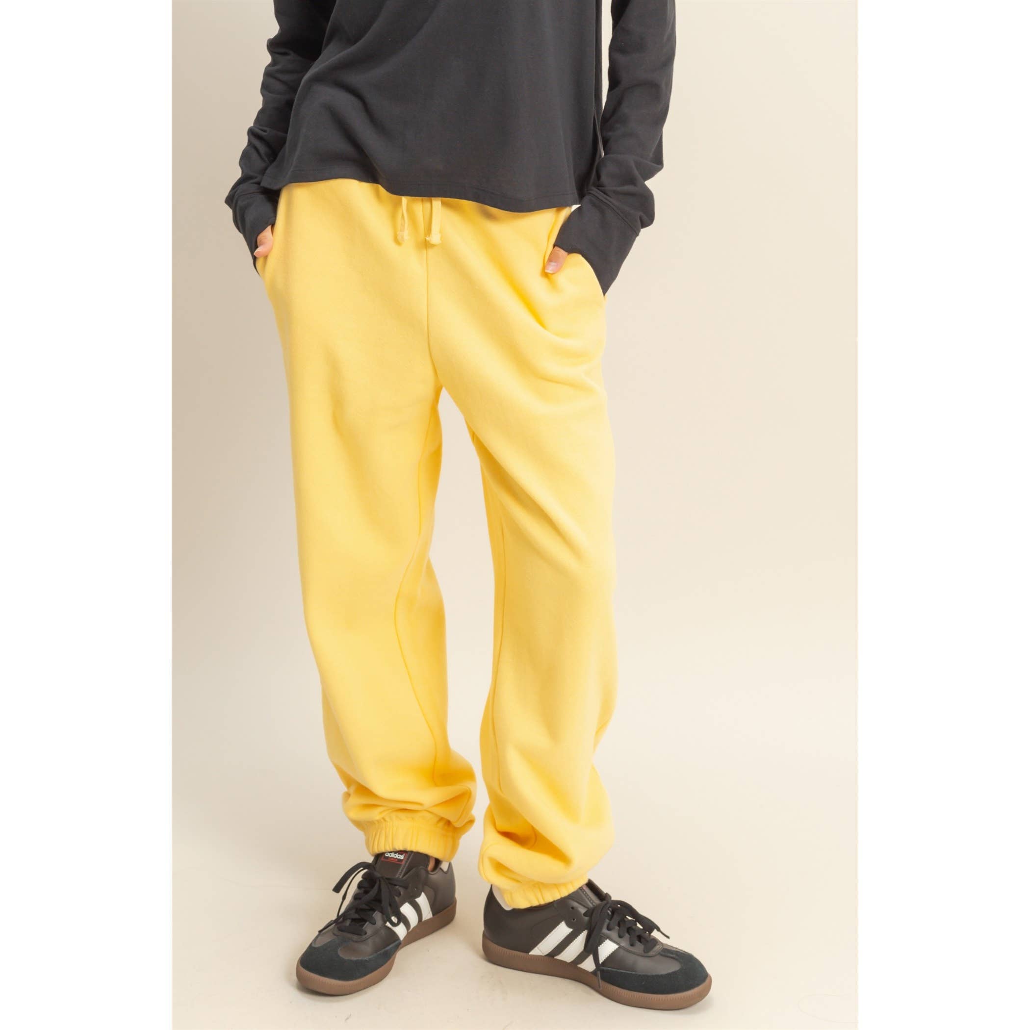 Double Zero - Vente Pantalon – femme - Pantalon de jogging taille haute14