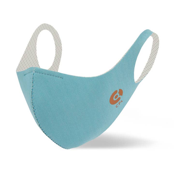Antivirale Atemmaske Coppermask, Lagoon Blue für den Großhandel von Copperline