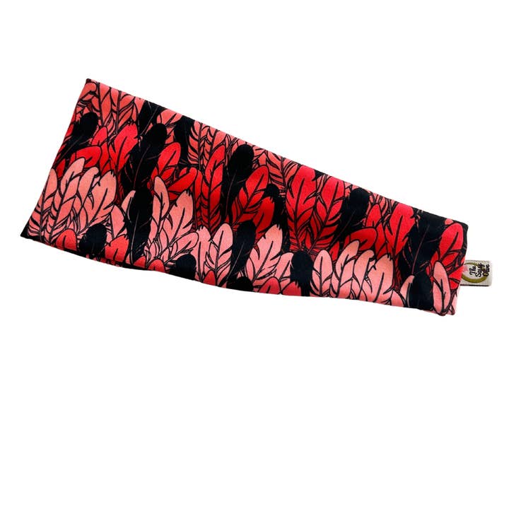 The Sassy Olive Handmade Headbands - Wholesale Fashion Headband - Women's - Red Feather Stretch Headband1