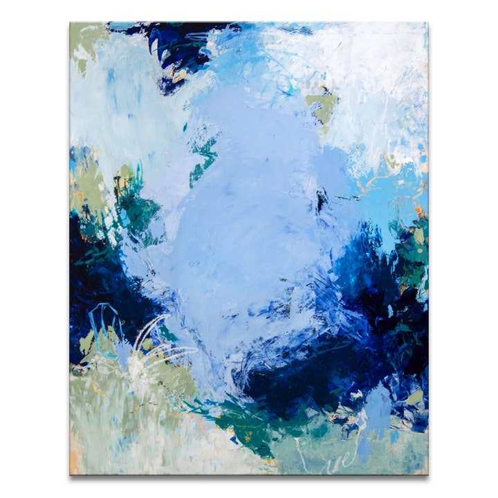 Stampa da parete su tela avvolta «Engulfed by water» di Lynn Byrd per la vendita all'ingrosso da parte di Ready2hangart, Inc.