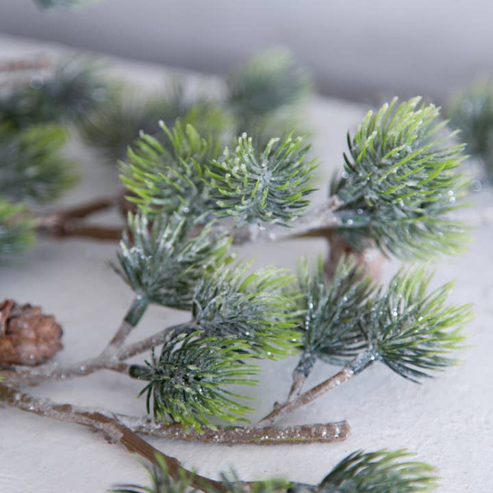 A&B Home Group Inc. - Wholesale Christmas Decoration - 33.5"H Pine Needle Branch w/ Pinecone5