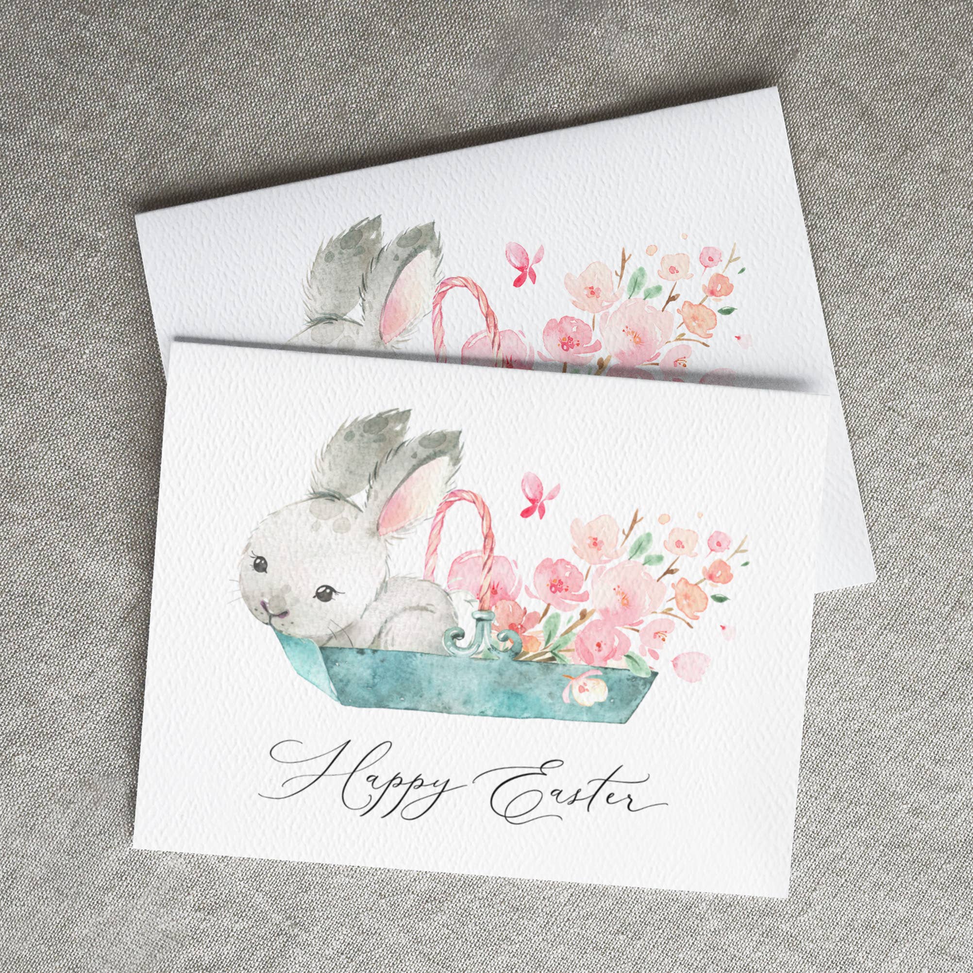 Blue Thistle - Wholesale Easter Card - Happy Easter Card, Cute Easter Bunny Card, Eco Friendly2