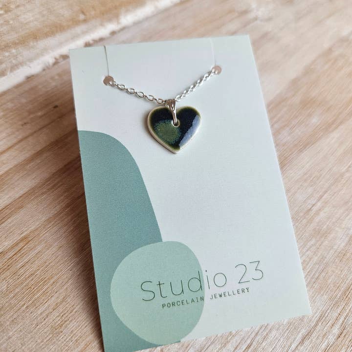 Studio 23 Ceramics - Wholesale Individual Charm/Pendant - NEW DESIGN Pendant Heart5