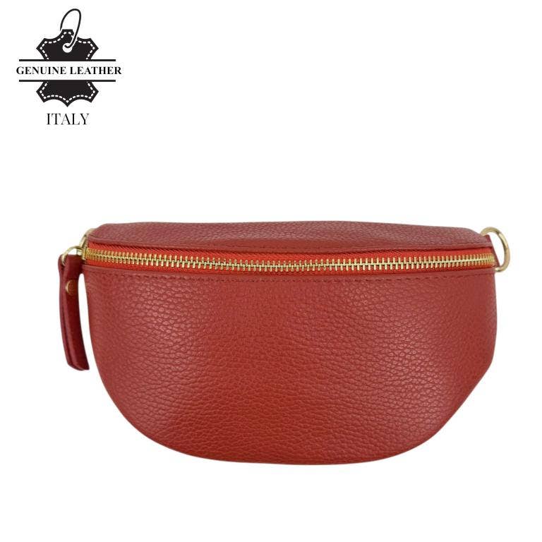 Chenson & Gorett - Vente Sac ceinture – femme - Sac banane compact en cuir italien pour femme. Promotion en ligne.23