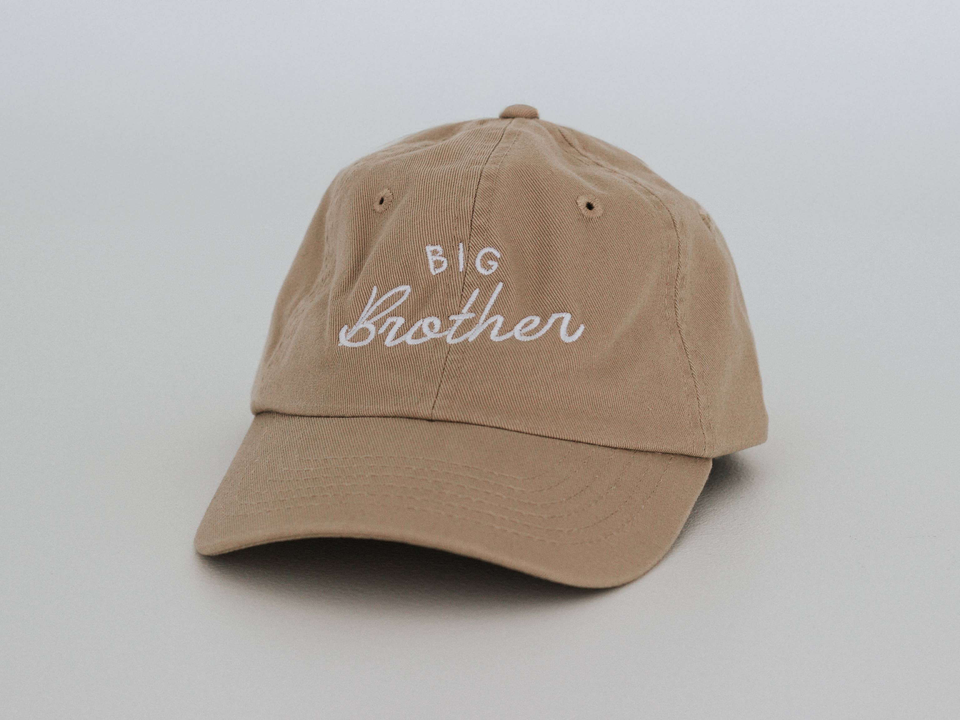 Gladfolk - Wholesale Baseball Cap - Kids - Big Brother Khaki Twill Hat • Boys Cap for New Brothers1