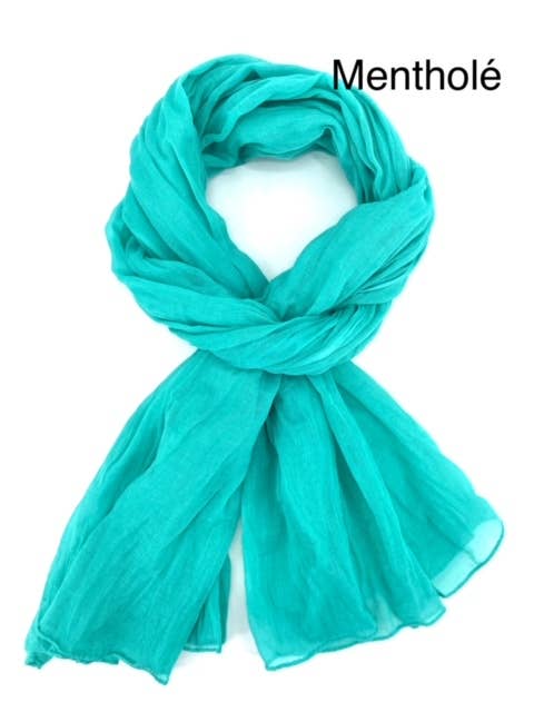 Maison Unik Accessoires - Wholesale Scarf - Unisex - Plain Cheche Scarf 100% Cotton - Unisex - 54 colors58