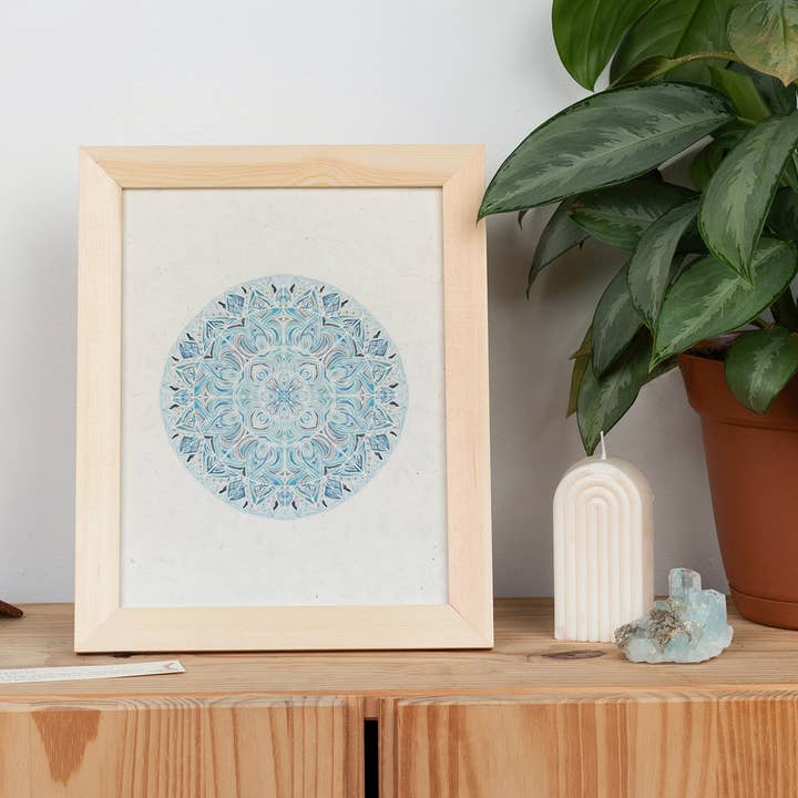 Surrender Mandala Art Print for wholesale by Beacons Mandala