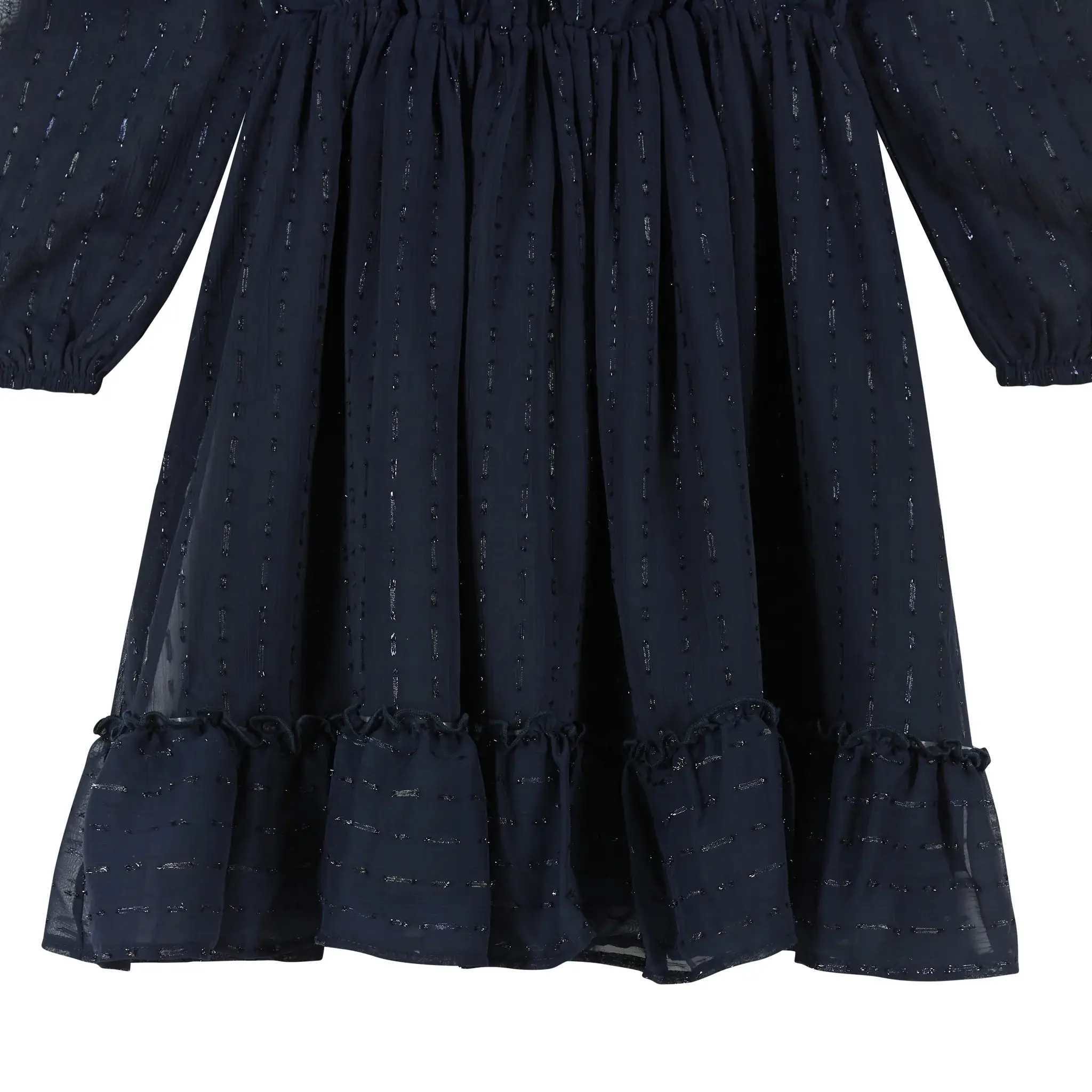 Navy Girls Tween Starry Elegance Holiday Dres for wholesale on Faire3