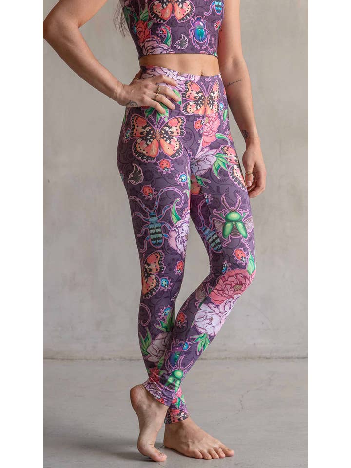 Eagle Rock Werkshop® - Wholesale Athletic/Lounge Leggings - Women's - Enchanted Garden Athleisure Leggings