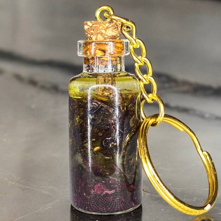 Llavero de Amor y Lujuria | Amuleto de Aromaterapia con Cristales de Hierbas para venta al por mayor de Nibiru Beauty