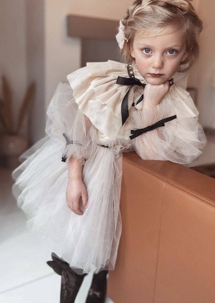 Petite Maison Kids - Wholesale Dress - Kids - Coco-Caramel Tulle Dress21