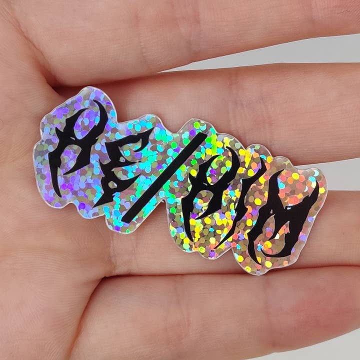 He/Him sticker for wholesale by Altcultures