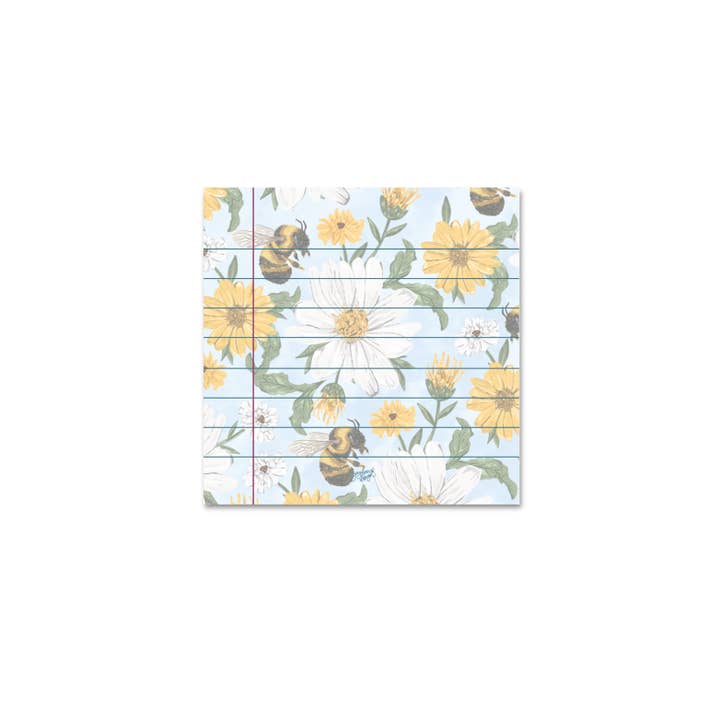 Jaybee Design - Wholesale Sticky Notes - Bee Floral Sticky Notes