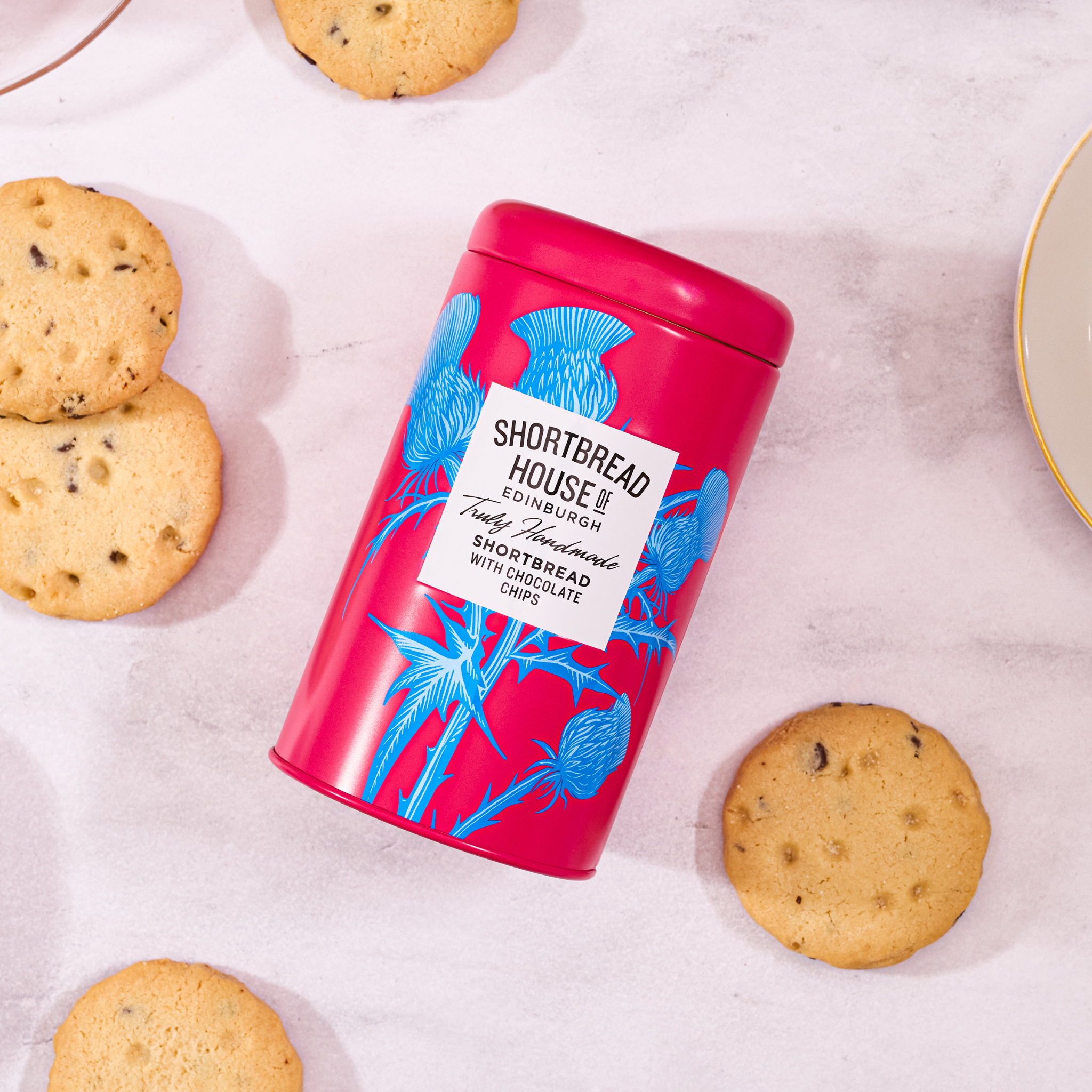 Shortbread House of Edinburgh - Wholesale Cookie - Shortbread House Dark Chocolate Biscuit Tin 140g MP121