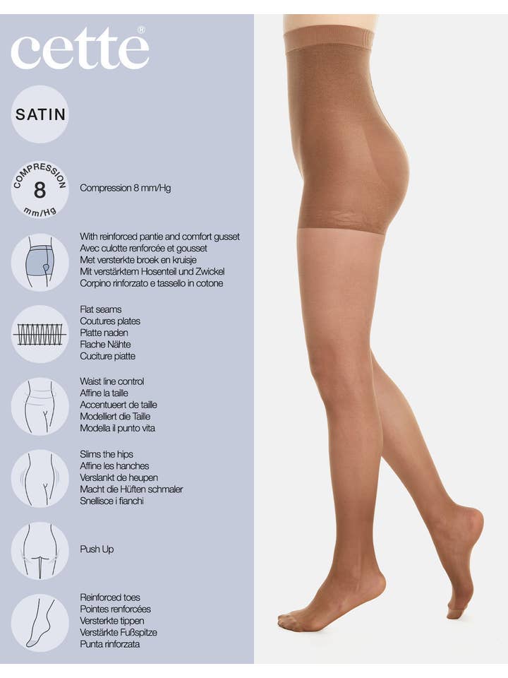 Cette - Wholesale Shapewear – Women's - High Waist Tights, Control Body Pantyhose, Shaping Tights16