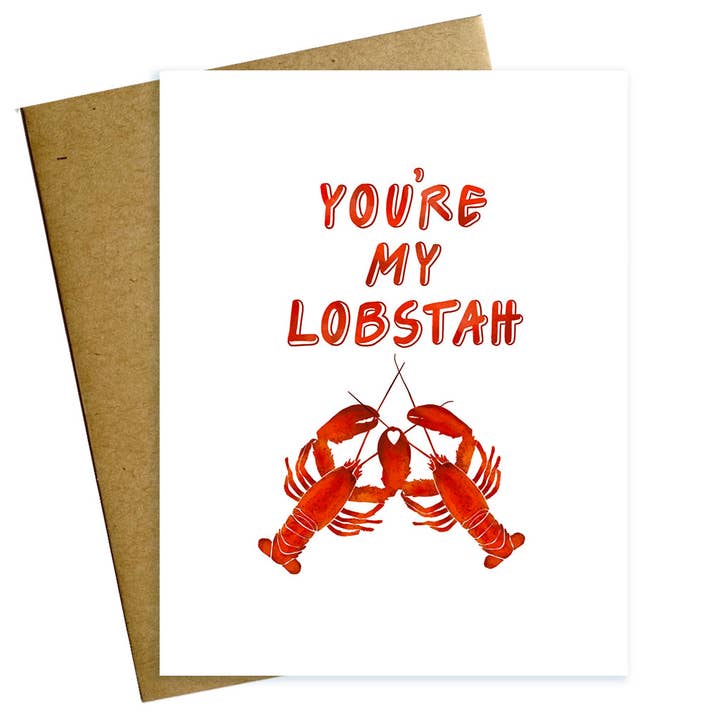 You're My Lobstah Card for wholesale by Maggie Moore Studio