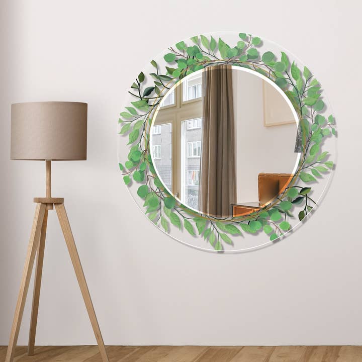 Gennemsigtigt hærdet glas vægspejl for engroshandel hos MyPhotostation