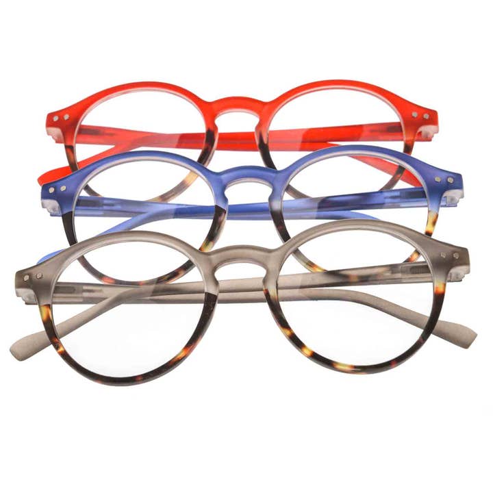 Cleo-modell - Tidlös rund läsglasögonmodell med stil för wholesale av Lunetloop